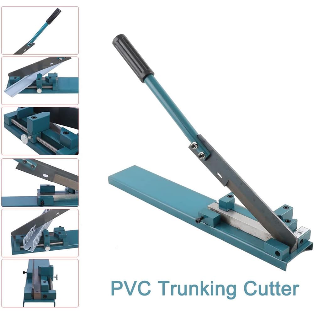 PVC Trunking Cutter Wire Duct Cutter Tool Manual Plastic Wiring Duct 45° 90° Angle Adjustable Cutting Machine Electrician Special Cutting Device