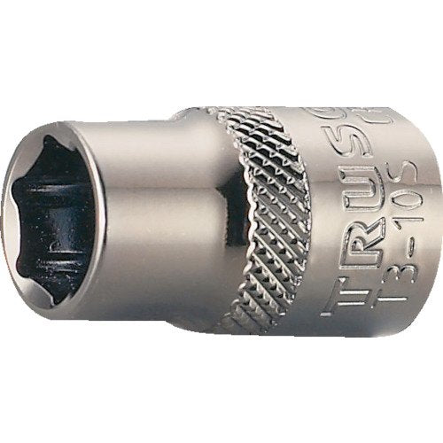 TRUSCO Socket Hex Type 0.37 inch (9.5 mm) Opposite Side 0.7 inch (17 mm) T3-17S x 10 [Case Sale]
