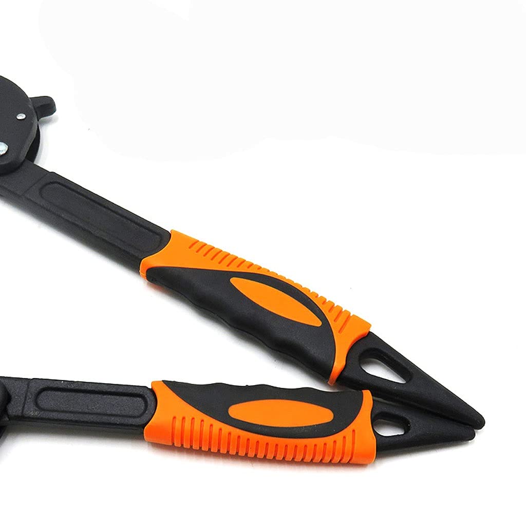 Universal Key Pipe Wrench End Spanner Set High-carbon Steel Snap Grip Tool Plumber Multi Hand