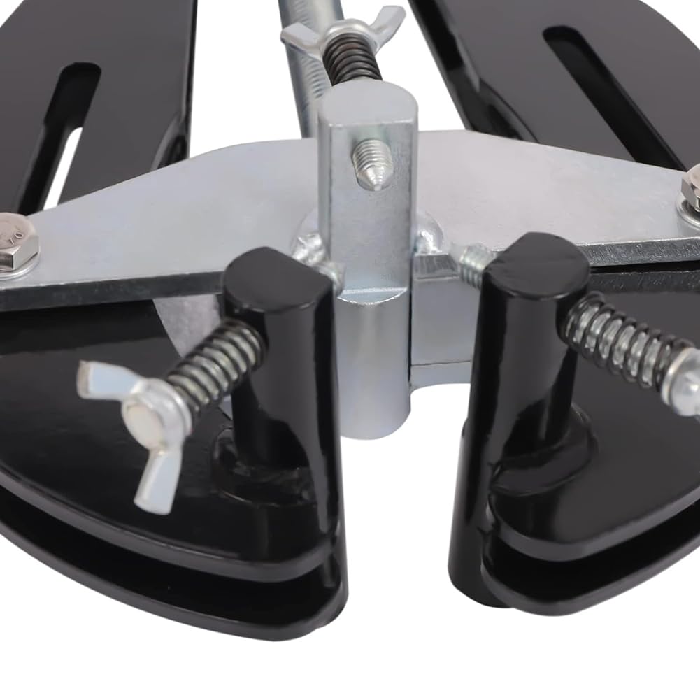 Pipe Clamp, 5 to 15cm High Strength Pipe Alignment Tool, Lightweight Design Pipe Ultra Clamp with Quick Acting Screws (Black)