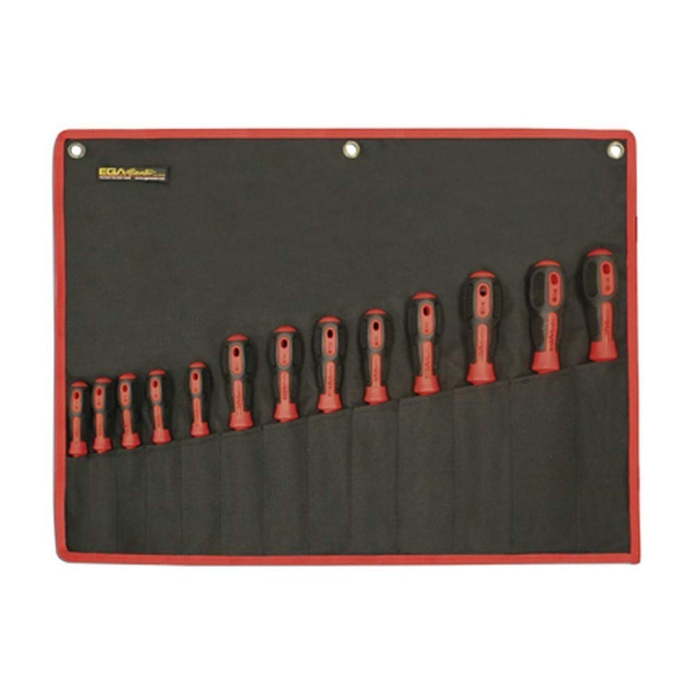 SET OF 9 SLOTTED SCREWDRIVERS 1/8"-1/2" MASTERTORK