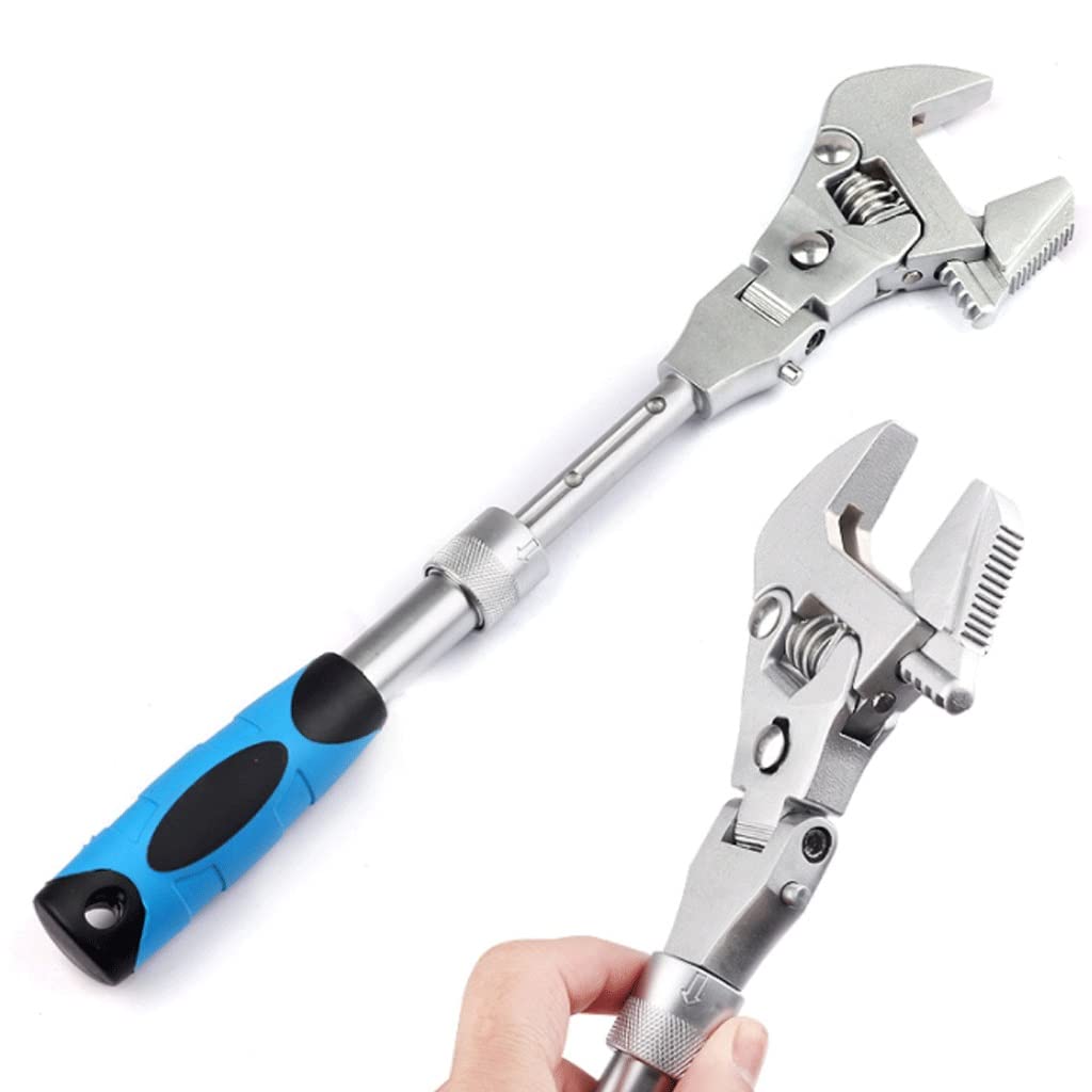 Adjustable Wrench Torque Can Rotate And Fold 180 Degrees Fast Pipe Repair Tools 10 Inch