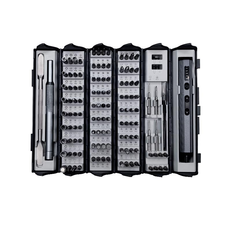 148 in Electric Screwdriver Set with Compact Storage for Precise Disassembly Maintenance Tools