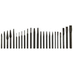 Mayhew Pro 24-Piece Punch & Chisel Kit, 3-Piece Line-Up Pry Bar Set