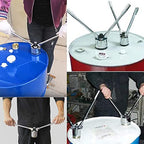 Manual Barrel Sealing machine35&70mm Crimper Sealer, Manual Barrel Sealing Machine, 200L Drum Pressure Cap Sealing Barrel Crimping Tool, Drum/Drum Cap Seal Crimping Tool,75MM