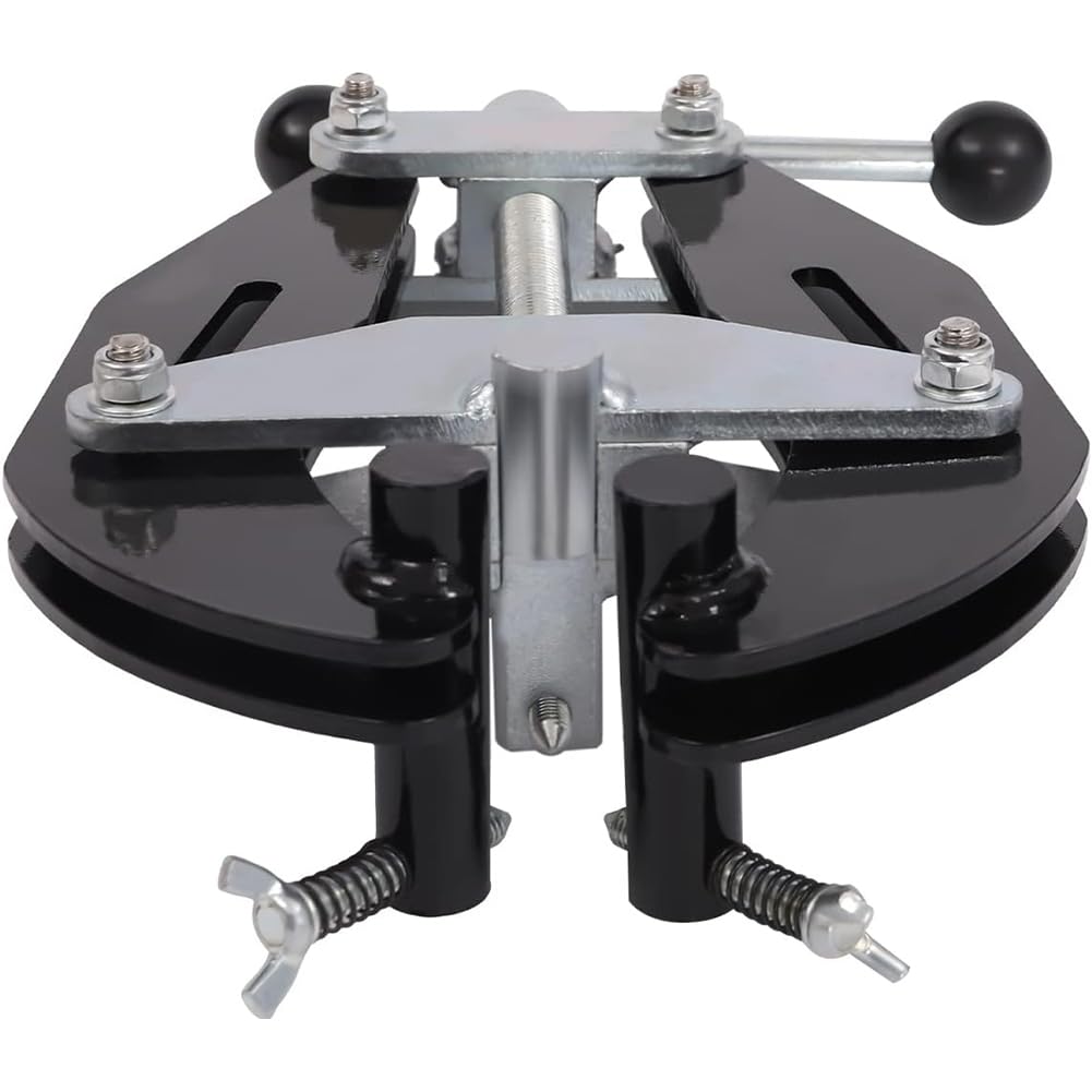 Pipe Clamp, 5 to 15cm High Strength Pipe Alignment Tool, Lightweight Design Pipe Ultra Clamp with Quick Acting Screws (Black)