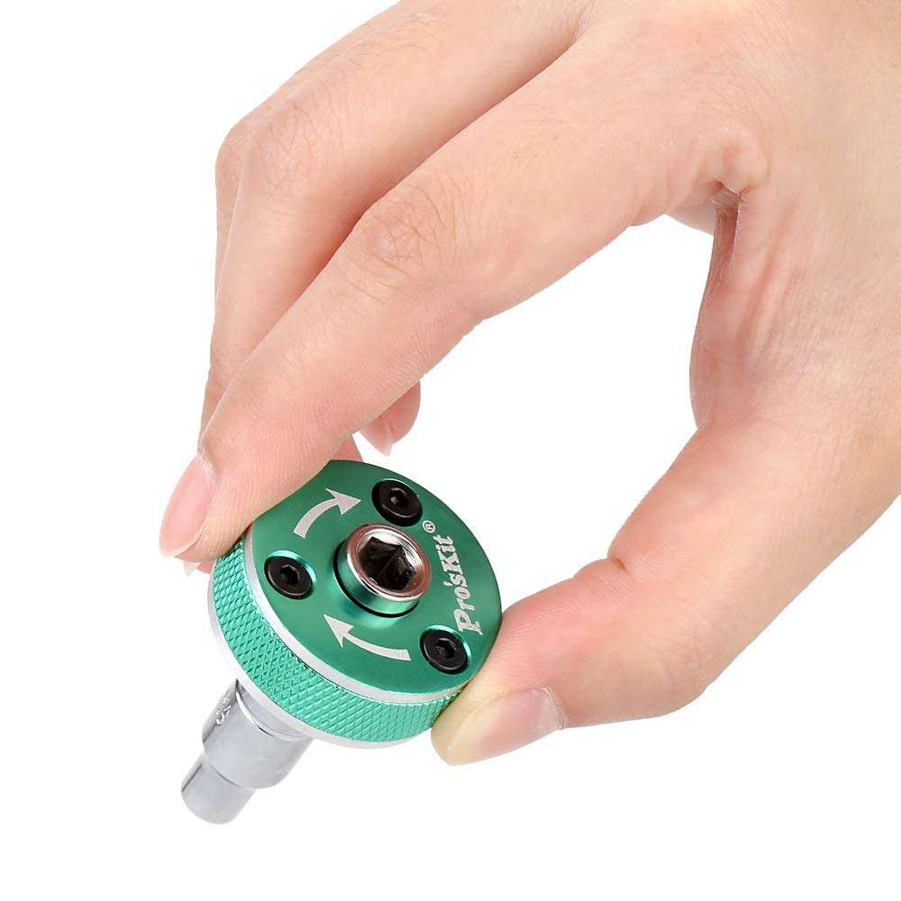 22pcs Screwdriver Set Multi-functional Mini Ratchet Wrench Bit 1/4" Driver Socket Kit Repair Tool