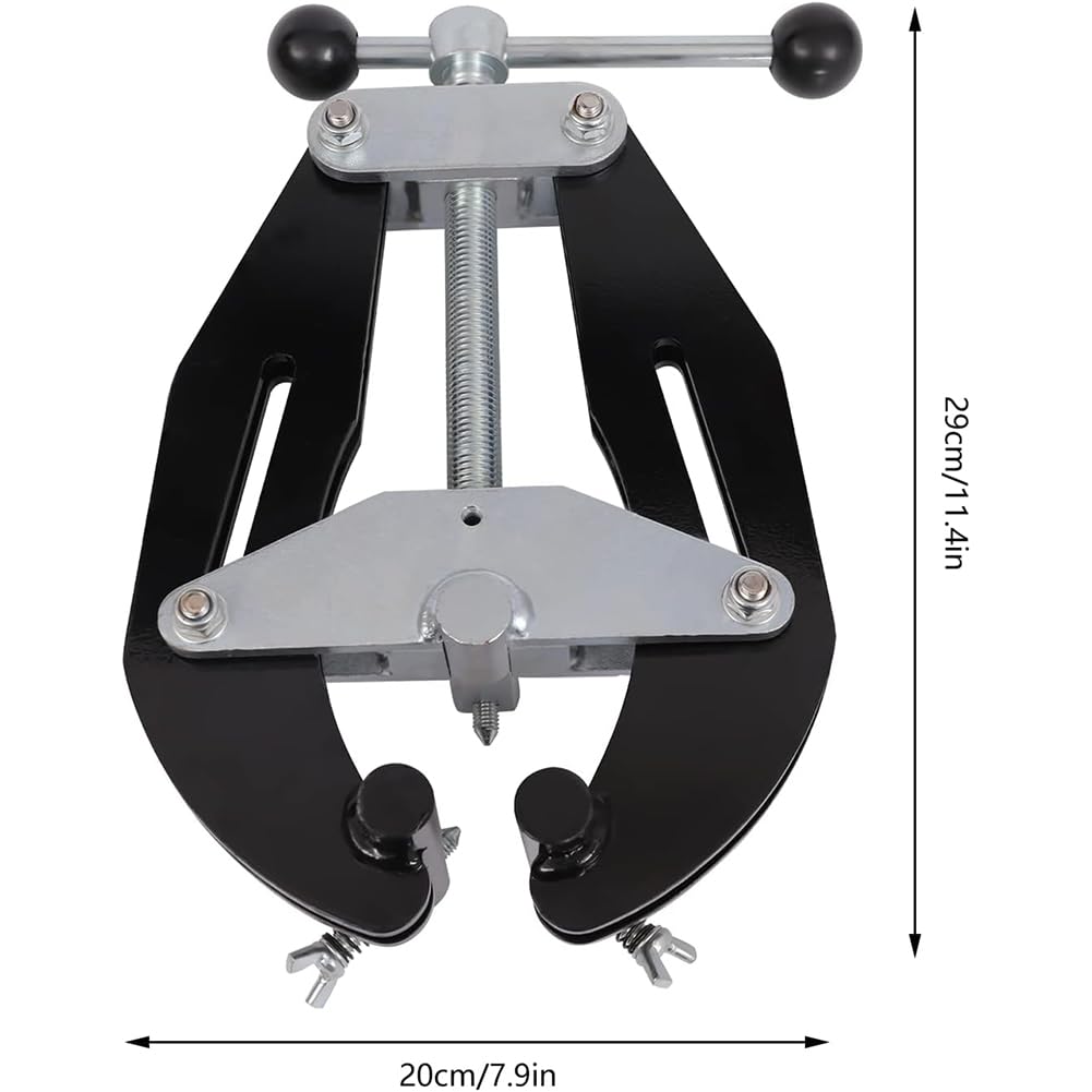 Pipe Clamp, 5 to 15cm, High Strength Pipe Alignment Tool with Quick Acting Screws, Lightweight Design Ultra Clamp Pipe Clamps Tools, Black