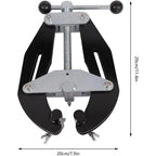 Pipe Clamp, 5 to 15cm, High Strength Pipe Alignment Tool with Quick Acting Screws, Lightweight Design Ultra Clamp Pipe Clamps Tools, Black