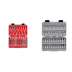 TEKTON 3/8 Inch Drive Hex Bit Socket Set, 38-Piece (1/8-3/8 in., 3-10 mm) | SHB91316 & 3/8 Inch Drive Torx/TR Torx Bit & External Star Socket Set, 36-Piece (T10-T60, TR10-TR60, E4-E20) | SKT15402