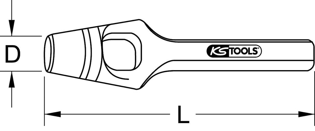Handle punch, 45mm