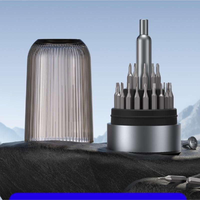 Screwdriver Set with 31 Pieces Tower Shaped Maintenance Tools