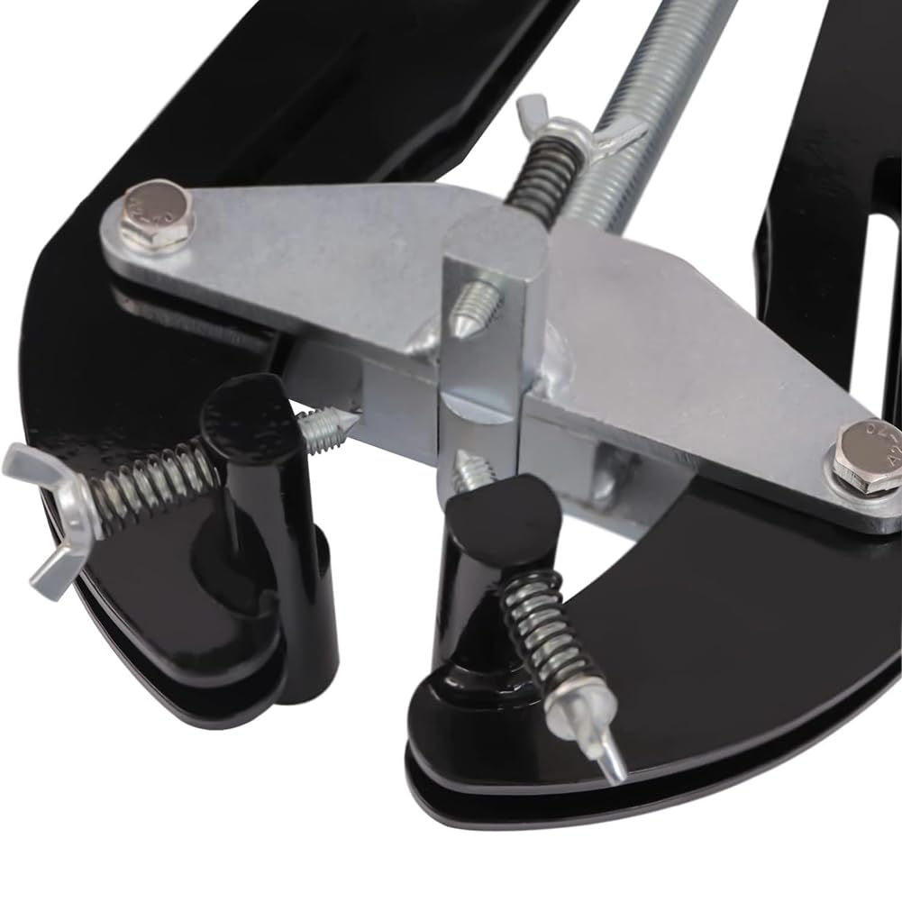 Pipe Clamp, 5 to 15cm High Strength Pipe Alignment Tool, Lightweight Design Pipe Ultra Clamp with Quick Acting Screws (Black)
