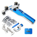 Manual Pipe Bending Tool Kit, Ratchet Pipe Bender, Forward and Reverse Pipe Bending Tools, Suitable for Car and Refrigerator Maintenance.