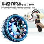 Portable Tape Winding Machine, 5-10cm Adjustable Cable Tie Spacing,70-380 RPM,Air Condition Pipe Taping Tool-with 5 Rolls of Cable Ties, for Air Conditioner Pipes, Hoses