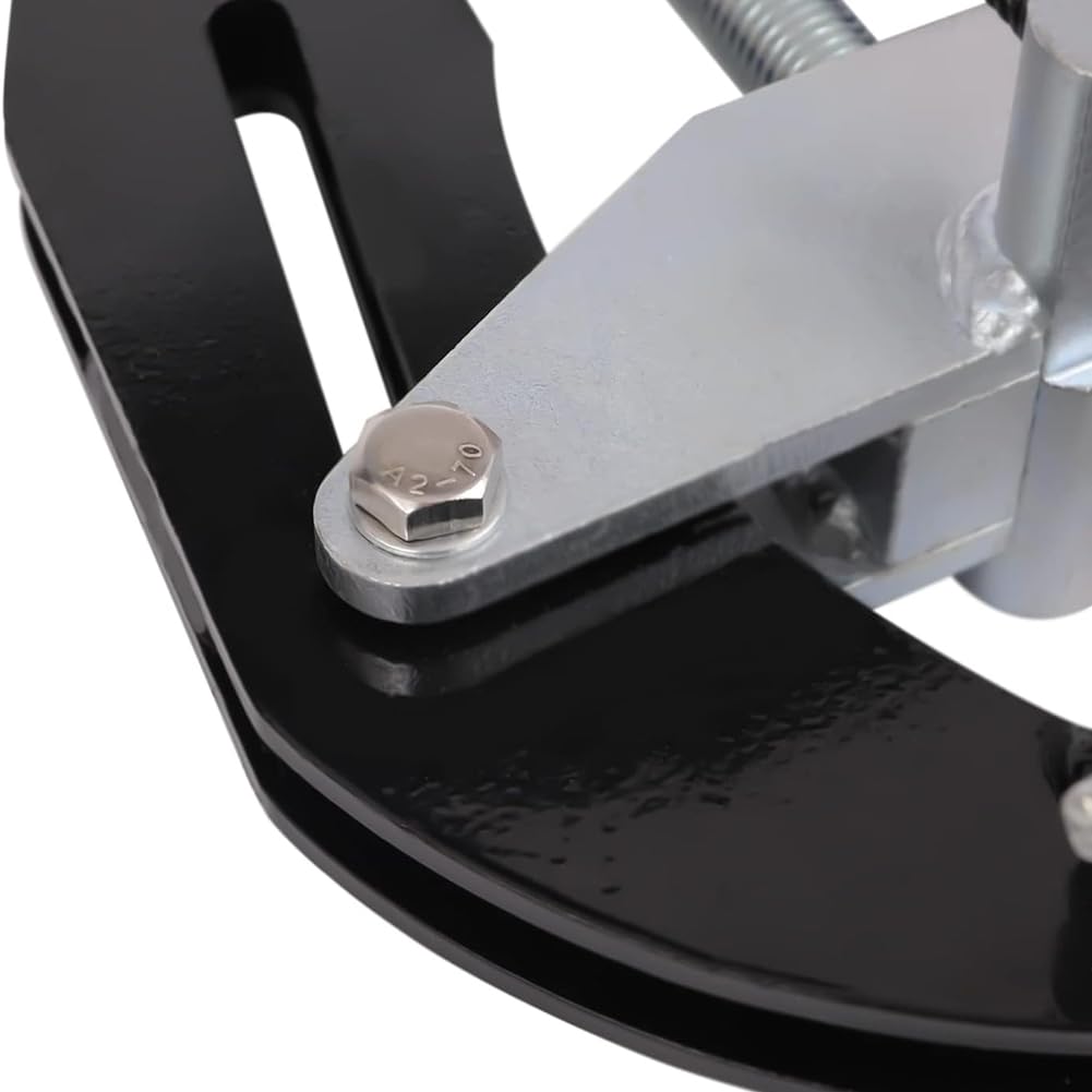 Pipe Clamp, 5 to 15cm High Strength Pipe Alignment Tool, Lightweight Design Pipe Ultra Clamp with Quick Acting Screws (Black)