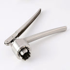 Manual Crimper Sealing Machine Vial Crimper, Durable/Easy To Use - All-Aluminum/Aluminum Plastic Cover Cap Manual Capper, 13mm / 20mm Capper, Accurate Crimping,13mm-Purealuminum (Color : Aluminumplas