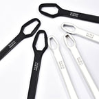 22mm Universal Double-Head Wrench Torx Spanner Car Bicycle Repair Tool Screw Nuts Wrenches Ratchet Wrench End Hand Tool(D)