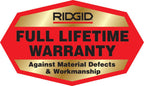 RIDGID 31035 Heavy-Duty Straight Pipe Wrench & 31725 Pipe Wrench Heel Jaw with Pin Assembly