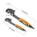 Universal Key Pipe Wrench End Spanner Set High-carbon Steel Snap Grip Tool Plumber Multi Hand