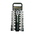 17PC-HEX. SCKT WRNCH & REV RATCHET HNDL OF 1/2" 6 EDGE