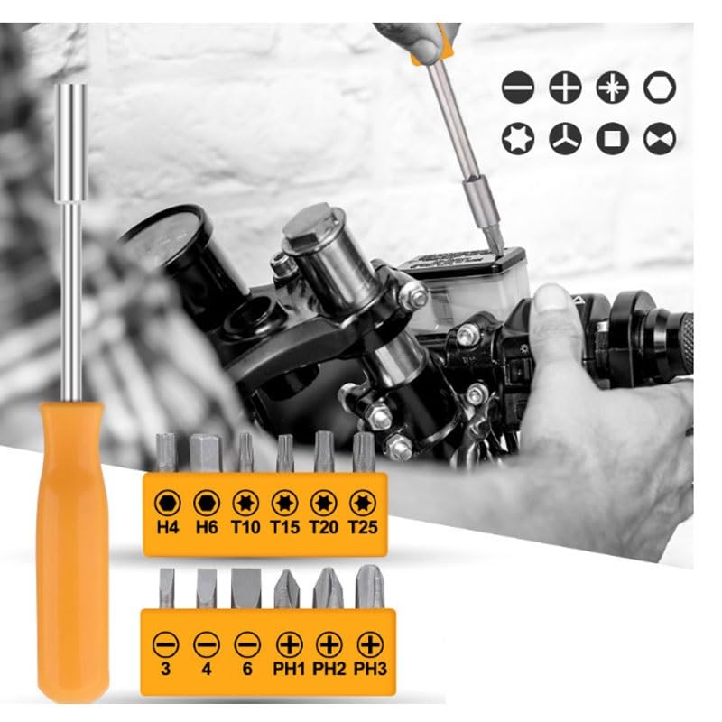 57 Piece Socket Screwdriver Set Ratchet Wrench Combination Repair Tools Auto Kit