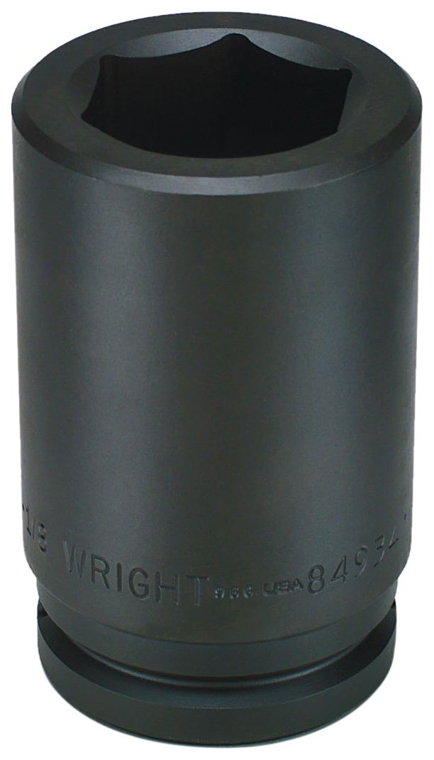 Wright Tool 84944 2-3/4-Inch 6 Point Deep Impact Socket with 1-1/2-Inch Drive