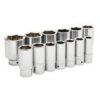 GEARWRENCH 3/4 Drive 13Piece 6 Point Deep Socket Set MM | 80847