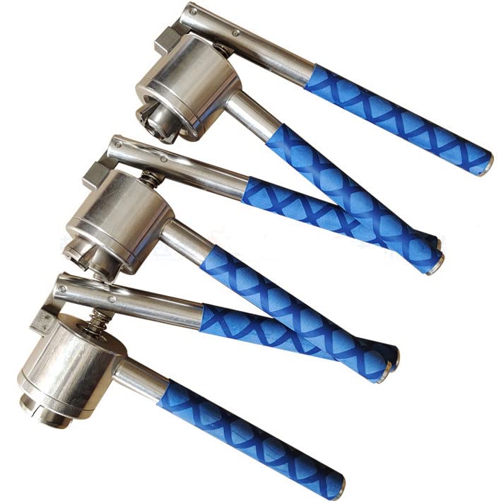 13/20mm Hand Held Capping Machine, Flip Vial Crimper, Bottle Crimping Capping Tools, 304 Stainless Steel Material, for Aluminum-Plastic Cover,A