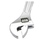 Adjustable Wrench 1pcs Large Opening Adjustable Spanner Monkey Wrench Angle Slide 6-8-10-12-15 Inch Household Tools(15 Inch Steel Handle)