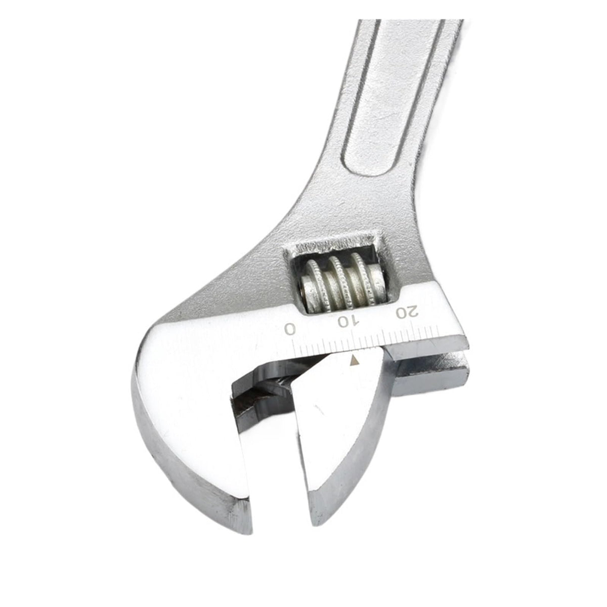 Adjustable Wrench 1pcs Large Opening Adjustable Spanner Monkey Wrench Angle Slide 6-8-10-12-15 Inch Household Tools(15 Inch Steel Handle)
