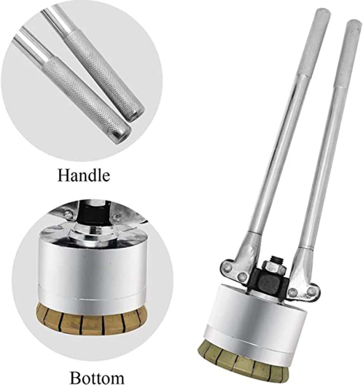 35&70mm Crimper Sealer, Manual Barrel Sealing Machine, 200L Drum Pressure Cap Sealing Barrel Crimping Tool, Drum/Drum Cap Seal Crimping Tool,Oneset