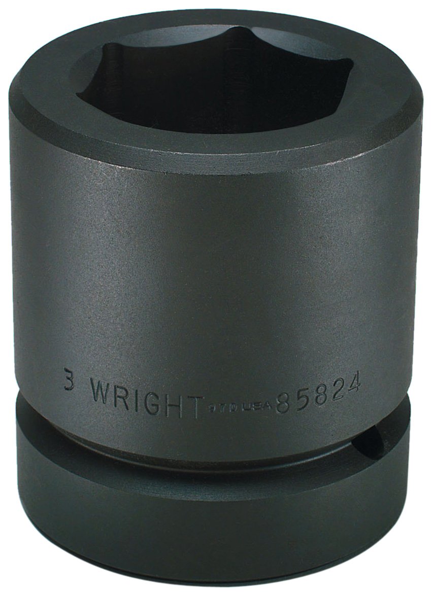 Wright Tool 70mm 2-1/2" Dr. 6 Pt. Std. Metric Impact Socket