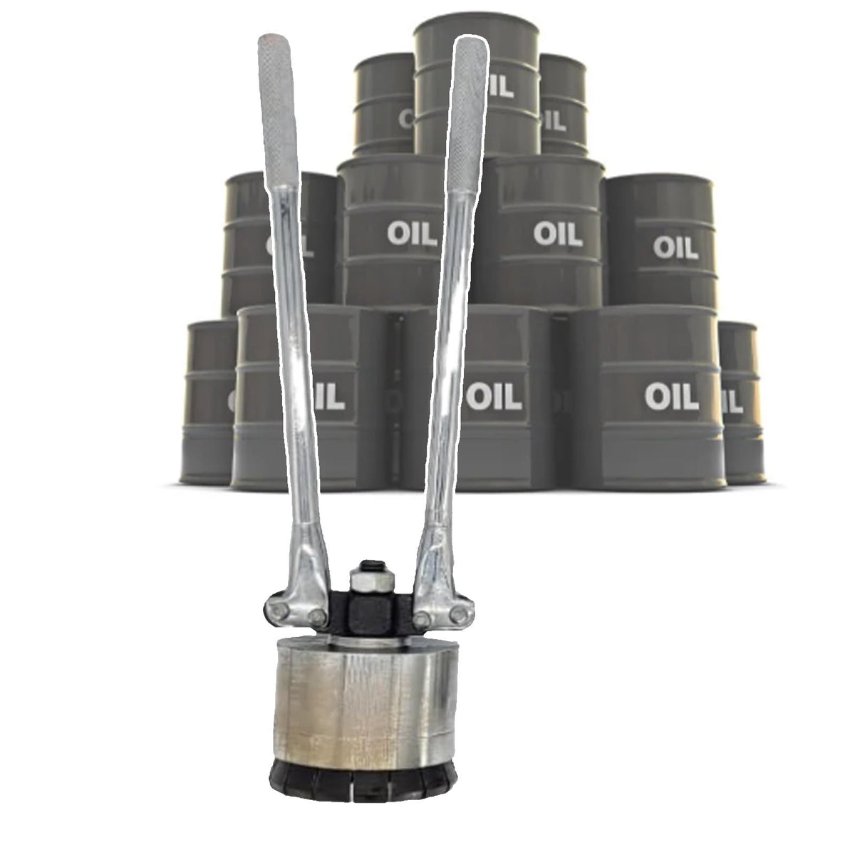 200L Oil Drum Pressure Cap Sealing Barrel Crimping Tool, 35&70Mm Crimper Sealer, 53 Gallon Manual Oil Barrel Sealing Machine,70mm