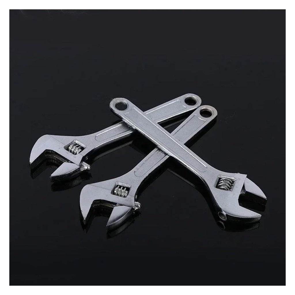 Adjustable Wrench Universal Large Opening Plumbing Installation Bathroom Heavy-Duty Car Hand Repairs Tools Spanner Torque Sockets(E1)