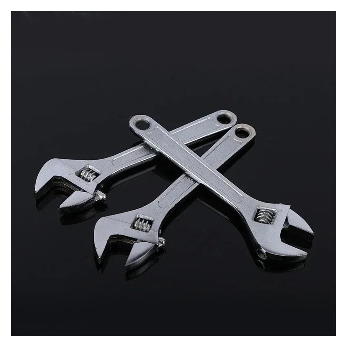 Adjustable Wrench Universal Large Opening Plumbing Installation Bathroom Heavy-Duty Car Hand Repairs Tools Spanner Torque Sockets(E1)