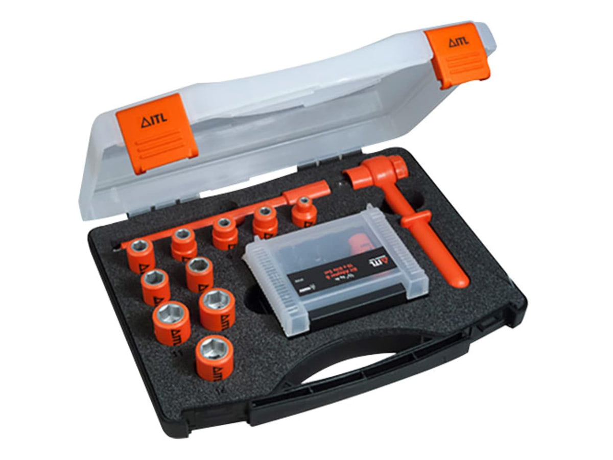 Insulated Tools Ltd 03097 1/4 inch Drive 24 Piece Metric Socket and Bit Set