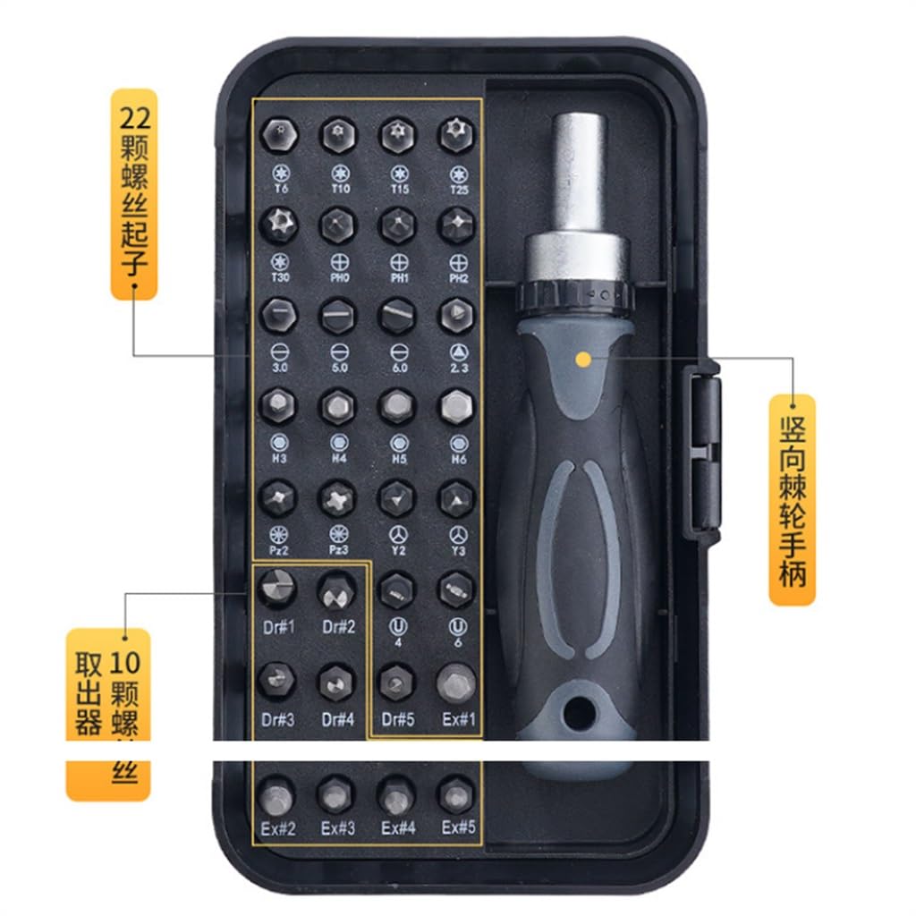 48 In 1 Multi-functional Ratchet Wrench Socket Screwdriver Home Appliance Repair Tool Combination