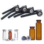 Manual Crimper Sealing Machine Vial Crimper, Durable + Easy To Use + Precise Closure, 8mm-32mm All Aluminum Cap Manual Capper, For Research Institutes, Laboratories, Hospitals,School,28mm (Size : 20m