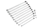 BlueSpot Tools 04307 10PCE Extra Long Ratchet Spanner and Adaptor Set (8-19mm)