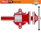 KANCA PRMPL-140,PRIMO PIPE AND BENCH VISE With 360° Rotating Swivel Base,Drop-Forged Pipe and Bench Vise,Jaw Size 5.6", Max Jaw Opening 7.5",Strong Hand Tools and Machinist Vise (5.6")