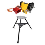 Steel Dragon Tools 300 Power Drive and 1206 Stand for Roll Grooving or Pipe Threading 41855 42360