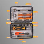 68 In 1 Multifunctional Set For Household Appliances Ratchet Wheel Screwdriver Maintenance Manual Tool