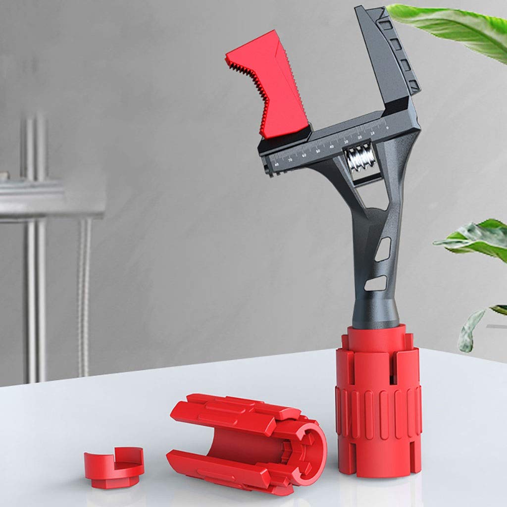24 in 1 Multifunction Adjustable Wrench Universal Spanner Water Pipe End Key Bathroom Sink Screw Repair Hand Tool