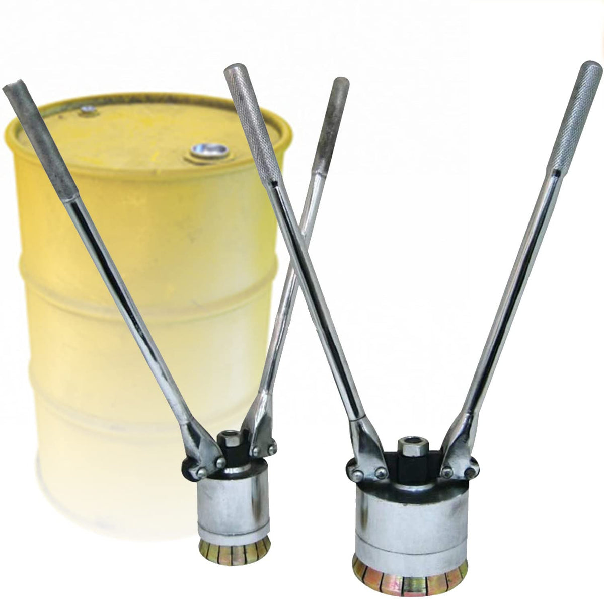 200l Oil Drum Pressure Cap Sealing Barrel Crimping Tool, 35&70mm Crimper Sealer, 53 Gallon Manual Oil Barrel Sealing Machine,Small