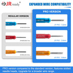 JRready Bundle with 2 Items: ST2158 JRD-HDT-48 Deutsch Crimp Tool Turret Style Positioner and ST5291 Deutsch Pin Removal Tool for Deutsch Size 12 16 20 Solid Contacts Wire Gauge 12-22 AWG