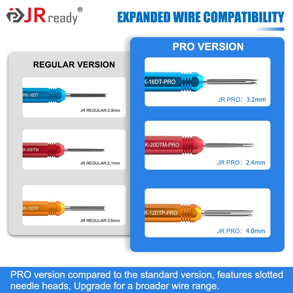 JRready Bundle with 2 Items: ST2158 JRD-HDT-48 Deutsch Crimp Tool Turret Style Positioner and ST5291 Deutsch Pin Removal Tool for Deutsch Size 12 16 20 Solid Contacts Wire Gauge 12-22 AWG