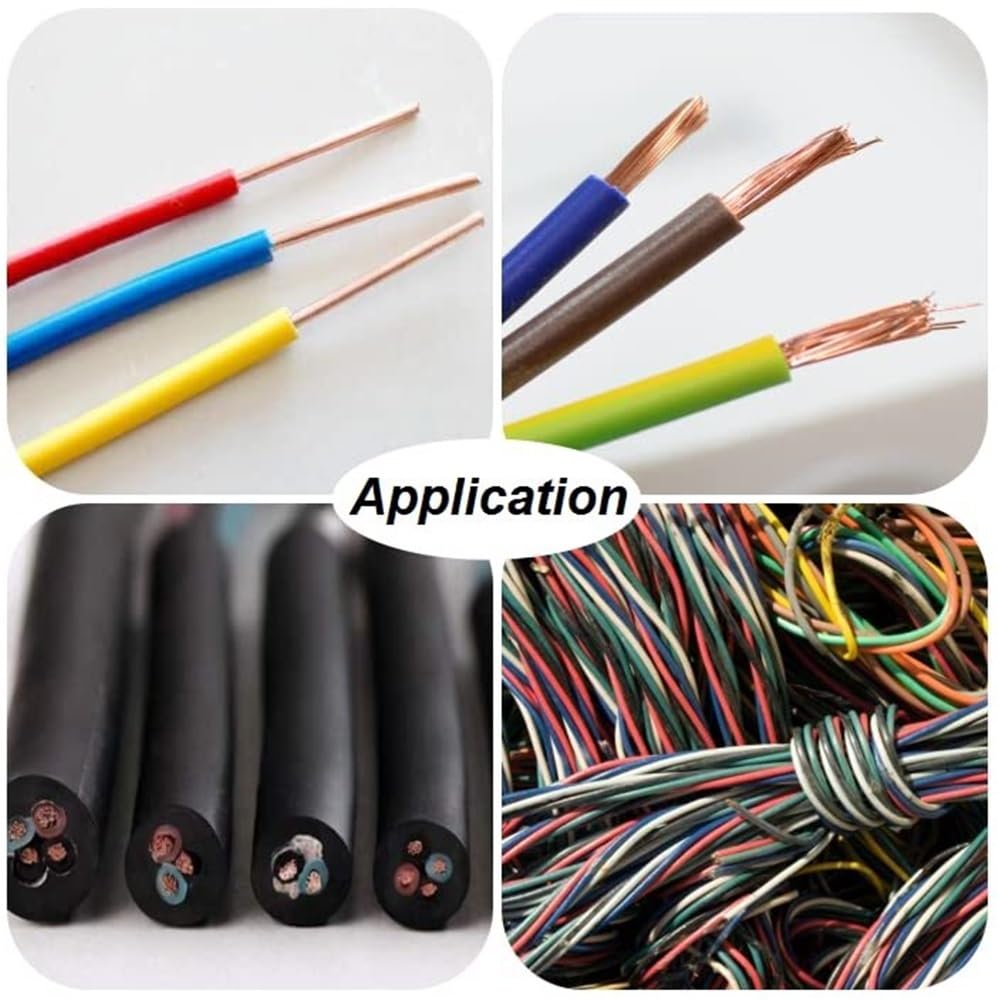 Portable Cable Stripping Tool, Electric Wire Stripper, 4 Channel Cable Stripper DIY Tool for Home Improvement Recycling