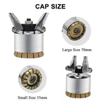 Cap Seal Iron Cover Crimping Tool, for Iron Barrel, Oil Drum Cap Sealing Tool, Barrel Crimper Sealer, Manual Capping Machine,35mm+70mm