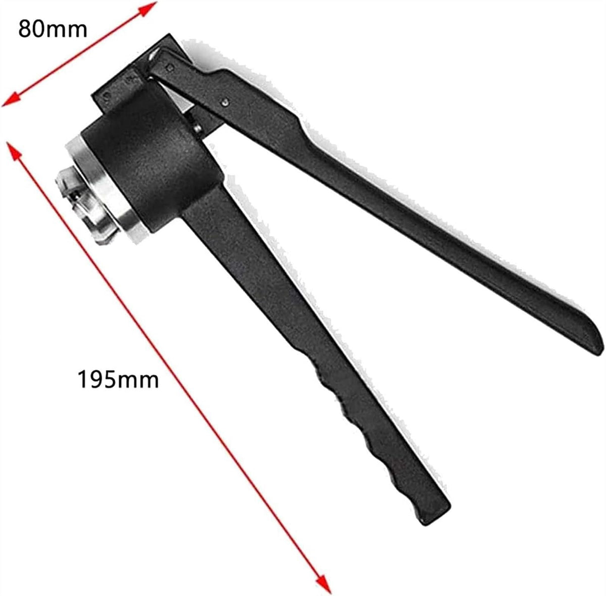 Manual Crimper Sealing Machine Aluminum Plastic Cap Crimper Bottle Capping Tool, Hand Held Capping Machine, Flip Off Vial Crimper Bottle Cap Crimping Tool, Stainless Steel (Size : 20.7mm) (Size : 22.